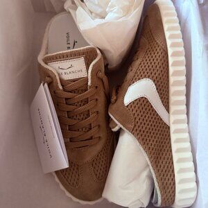 Voile Blanche Shoes Ines Mule Sneakers Backless Caramel Color